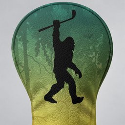 Not All Who Wander Are Lost Bigfoot Sasquatch Headcover, Golf Lover Gift, Golf Gift