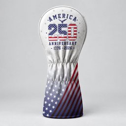 America 250 Anniversary 1776-2026 Flag Golf Head Cover, Golf Gift, Gift For Golfers
