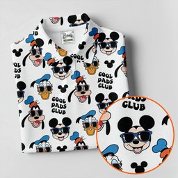 Cool Dads Club Cartoon Friends Golf Shirt, Mens Golf Shirts, Golf Shirts For Men