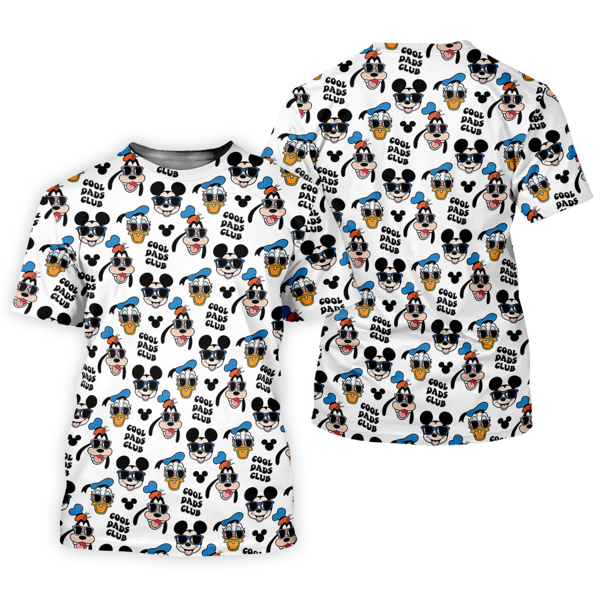 Cool Dads Club Cartoon Friends Golf Shirt, Mens Golf Shirts, Golf Shirts For Men