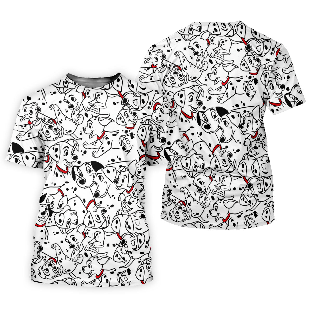 Dalmatian Puppies Sketch Golf Shirt, Golf Shirts For Men, Funny Mens Golf Shirts