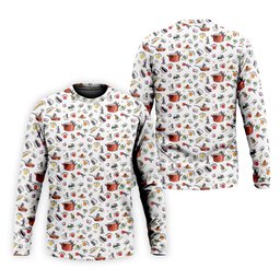 Chef Rat Kitchen Pattern Golf Shirt, Funny Mens Golf Shirts, Golf Shirts For Men