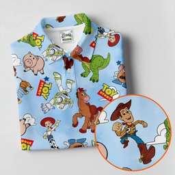 Cartoon Toy Friends Pattern Golf Shirt, Womens Golf Clothing, Womens Golf Shirts