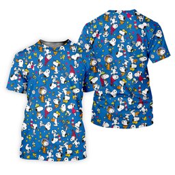 Blue Cartoon Beagle Sports Golf Shirt, Golf Gifts For Women, Ladies Golf Apparel