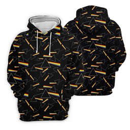 Rainbow Prism Triangle Pattern Golf Shirt, Womens Golf Clothing, Ladies Golf Apparel