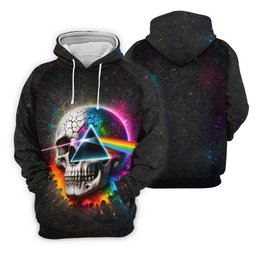 Psychedelic Skull Rainbow Prism Golf Shirt, Womens Golf Clothing, Ladies Golf Apparel