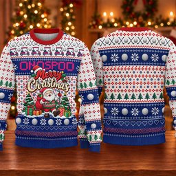 Ugly Christmas Sweater Santa Golf Balls, Ugly Sweater Party, Christmas Golf Gift