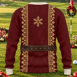 Ugly Christmas Sweater Vintage Tapestry, Ugly Sweater Party, Christmas Golf Gift