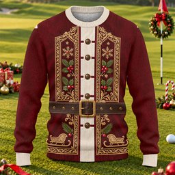 Ugly Christmas Sweater Vintage Tapestry, Ugly Sweater Party, Christmas Golf Gift