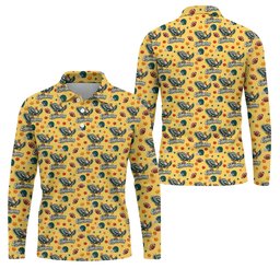 Eaglesgiving Thanksgiving Golf Shirt, Golf Shirts For Men, Mens Holiday Golf Shirts
