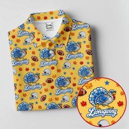 Lionsgiving Thanksgiving Golf Shirt, Golf Shirts For Women, Golf Gifts For Women