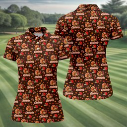 Chiefsgiving Thanksgiving Golf Shirt, Womens Golf Apparel, Golf Shirts For Women