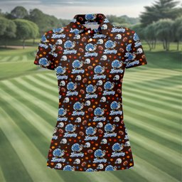 Lionsgiving Thanksgiving Golf Shirt, Golf Shirts For Women, Womens Golf Clothing