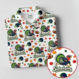 Seahawksgiving Thanksgiving Golf Shirt, Ladies Golf Shirts, Golf Shirts For Women