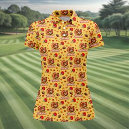 Chiefsgiving Thanksgiving Golf Shirt, Golf Shirts For Women, Womens Golf Apparel