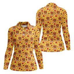Chiefsgiving Thanksgiving Golf Shirt, Golf Shirts For Women, Womens Golf Apparel