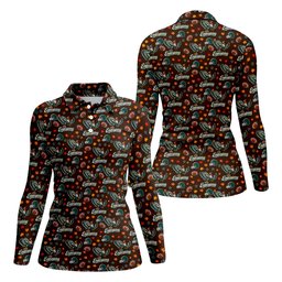 Eaglesgiving Thanksgiving Golf Shirt, Womens Golf Apparel, Golf Shirts For Women