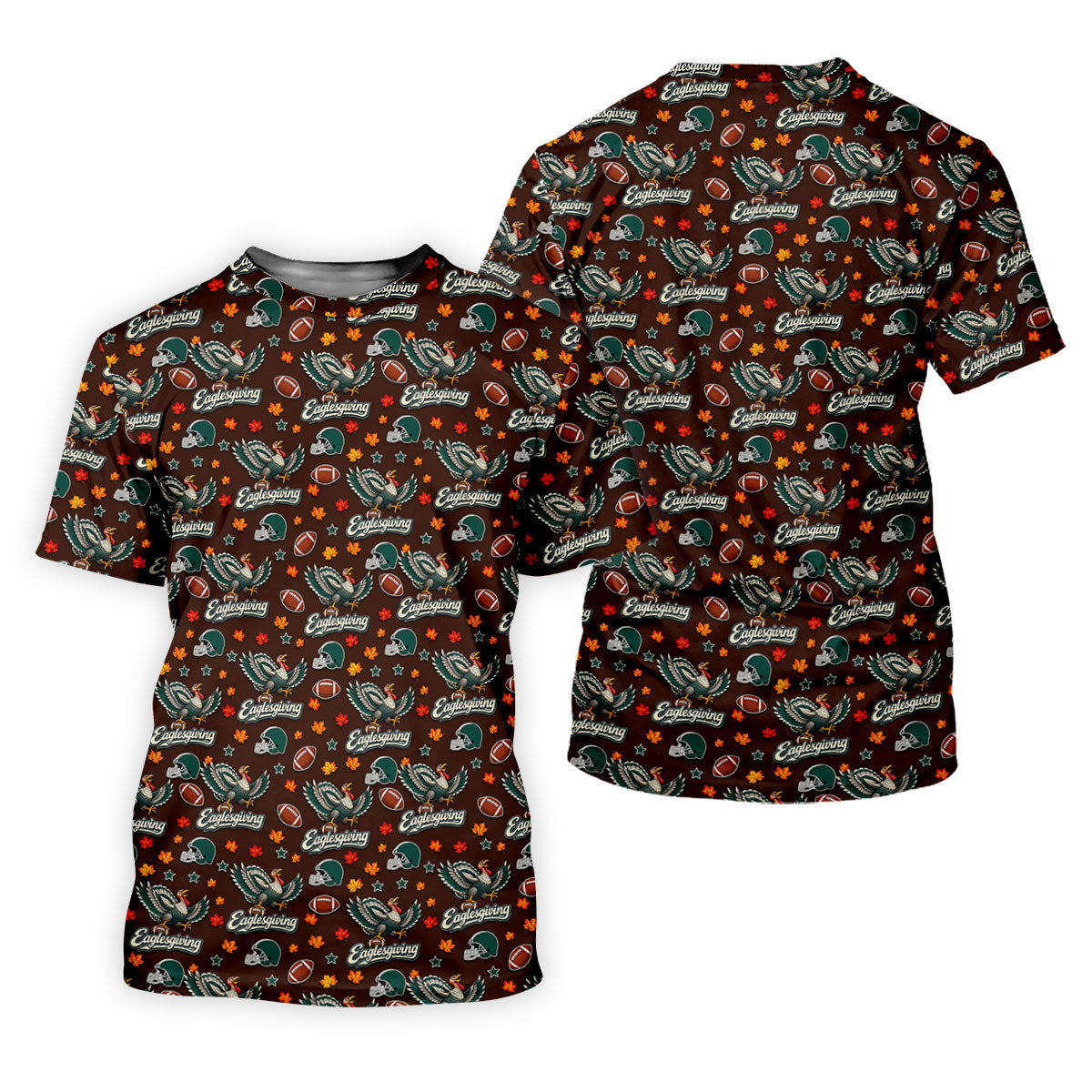Eaglesgiving Thanksgiving Golf Shirt, Womens Golf Apparel, Golf Shirts For Women