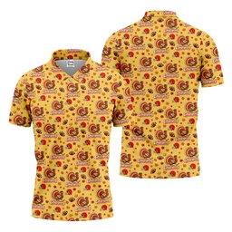 Chiefsgiving Thanksgiving Golf Shirt, Golf Shirts For Men, Mens Holiday Golf Shirts