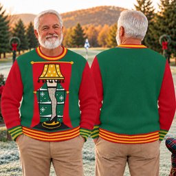 Leg Lamp Ugly Christmas Sweater - view 4