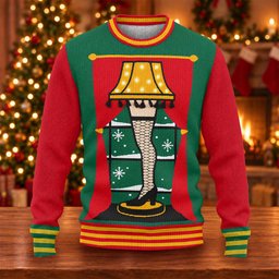 Leg Lamp Ugly Christmas Sweater - view 7