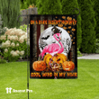 House Flag-Halloween Flamingo American Witch