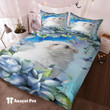 Bedding Set-Colorful Maltese and Roses