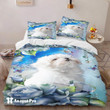 Bedding Set-Colorful Maltese and Roses