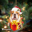 Ornament-Bulldog Christmas Gift 2