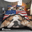Bedding Set-English Bulldog American Patriot