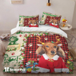 Bedding Set-Love Dachshund Christmas