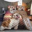 Bedding Set-Bulldog Live Love Bark
