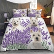 Bedding Set-Westie Purple Flower