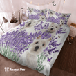 Bedding Set-Westie Purple Flower