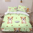 Bedding Set-Bulldog Watercolor
