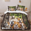 Bedding Set-Bulldog 3D Window
