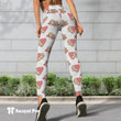 Sway into Love: Adorable Sloth Heart Leggings for a Valentine's Day Full of Comfort and Charm!