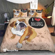 Bedding Set-I Love Bulldogs