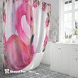 Shower Curtain-Flamingo Flower