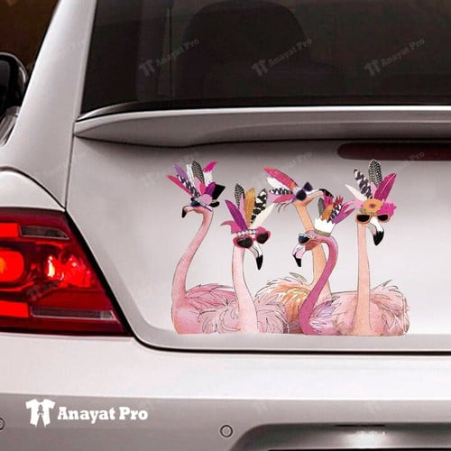 Sticker-Flamingo 4