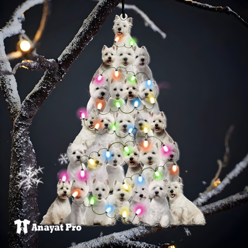 Ornaments-Westie Christmas Tree