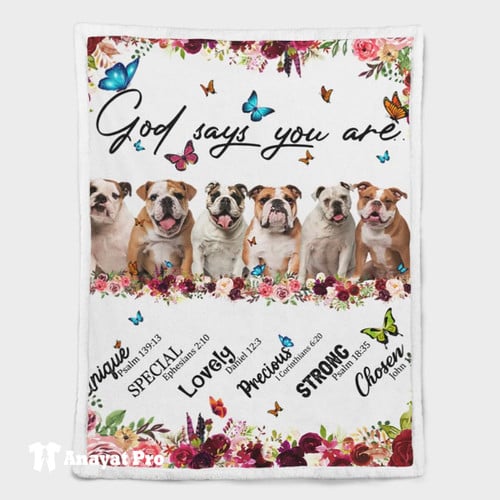 Blanket-Bulldog God Says