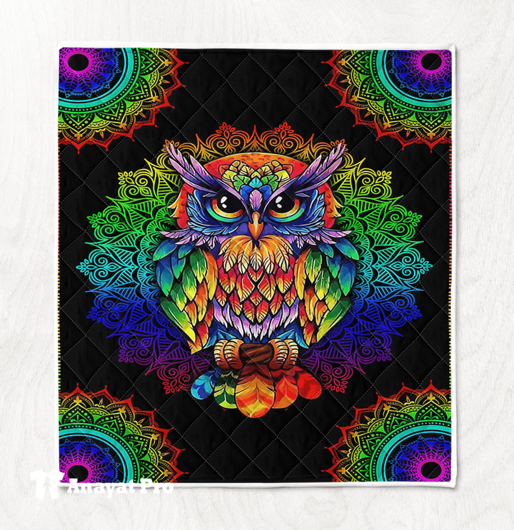 Quilt-Owl Colorful