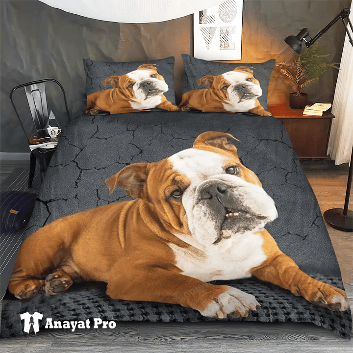 Bedding Set-Bulldog In Bed