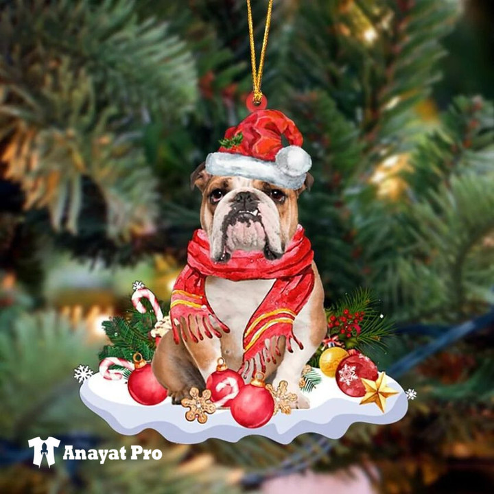 Ornament-Bulldog Christmas Gift