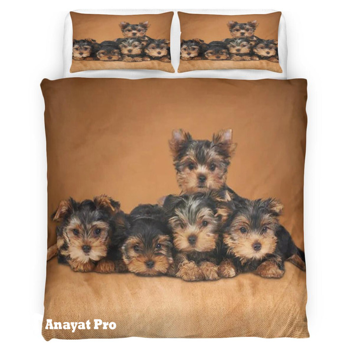 Bedding Set-Yorkie Puppies