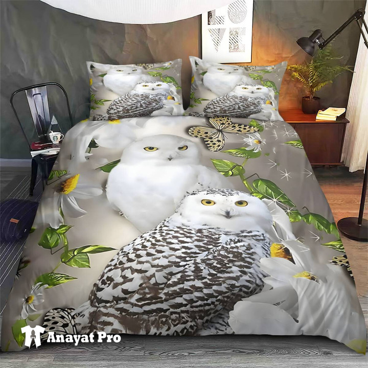 Bedding Set-Owl Butterfly