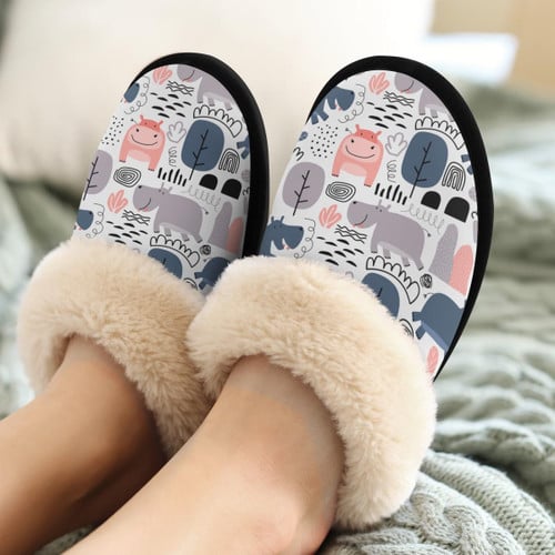 Cute Hippos Slippers