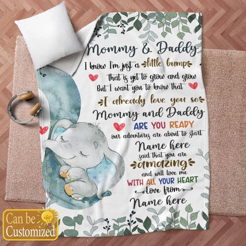 Personalized Babyshower Gift - Mommy and Daddy Version ID13703