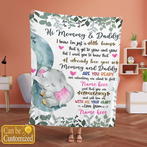 Personalized Babyshower Gift For Mommy and Daddy ID13705